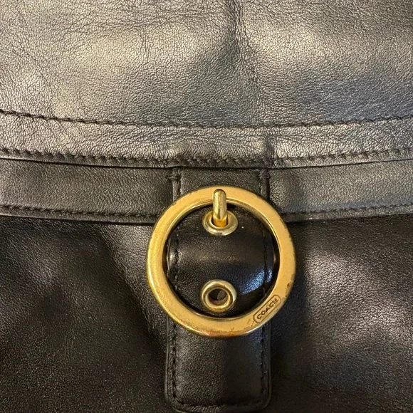 Coach Penelope Black Leather Hobo - Picture 3 of 7